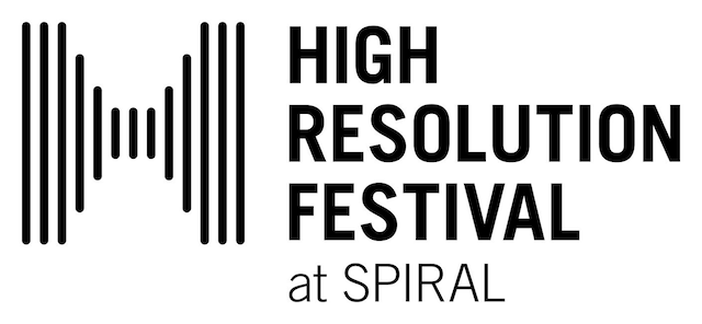 「HIGH RESOLUTION FESTIVAL at SPIRAL」ロゴ