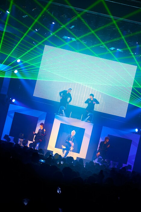 Da-iCE「Da-iCE Live House Tour 2015-2016 -PHASE 4 HELLO-」東京・豊洲PIT公演の様子。