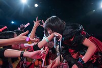 椎名ぴかりんによるライブの様子。