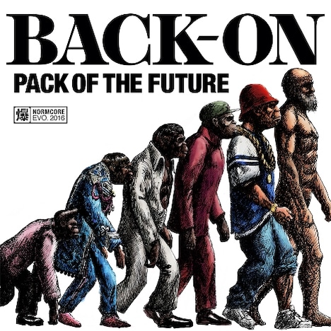 BACK-ON「PACK OF THE FUTURE」CD+DVD盤ジャケット