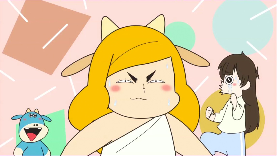 アニメ「おにくだいすき！ゼウシくん『すてきなハンバーグ』」のワンシーン。