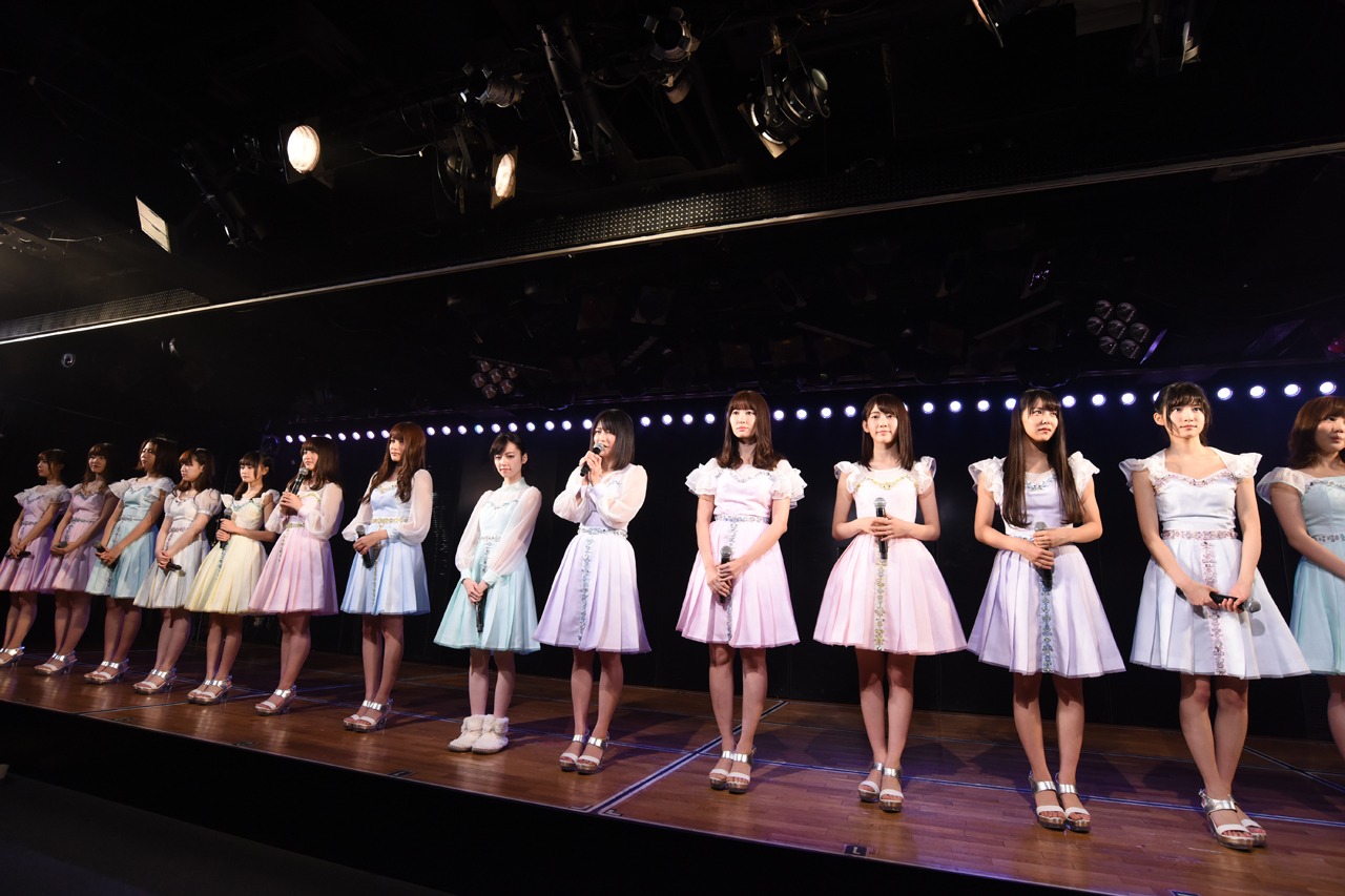 AKB48チームA「M.T.に捧ぐ」公開ゲネプロの様子。