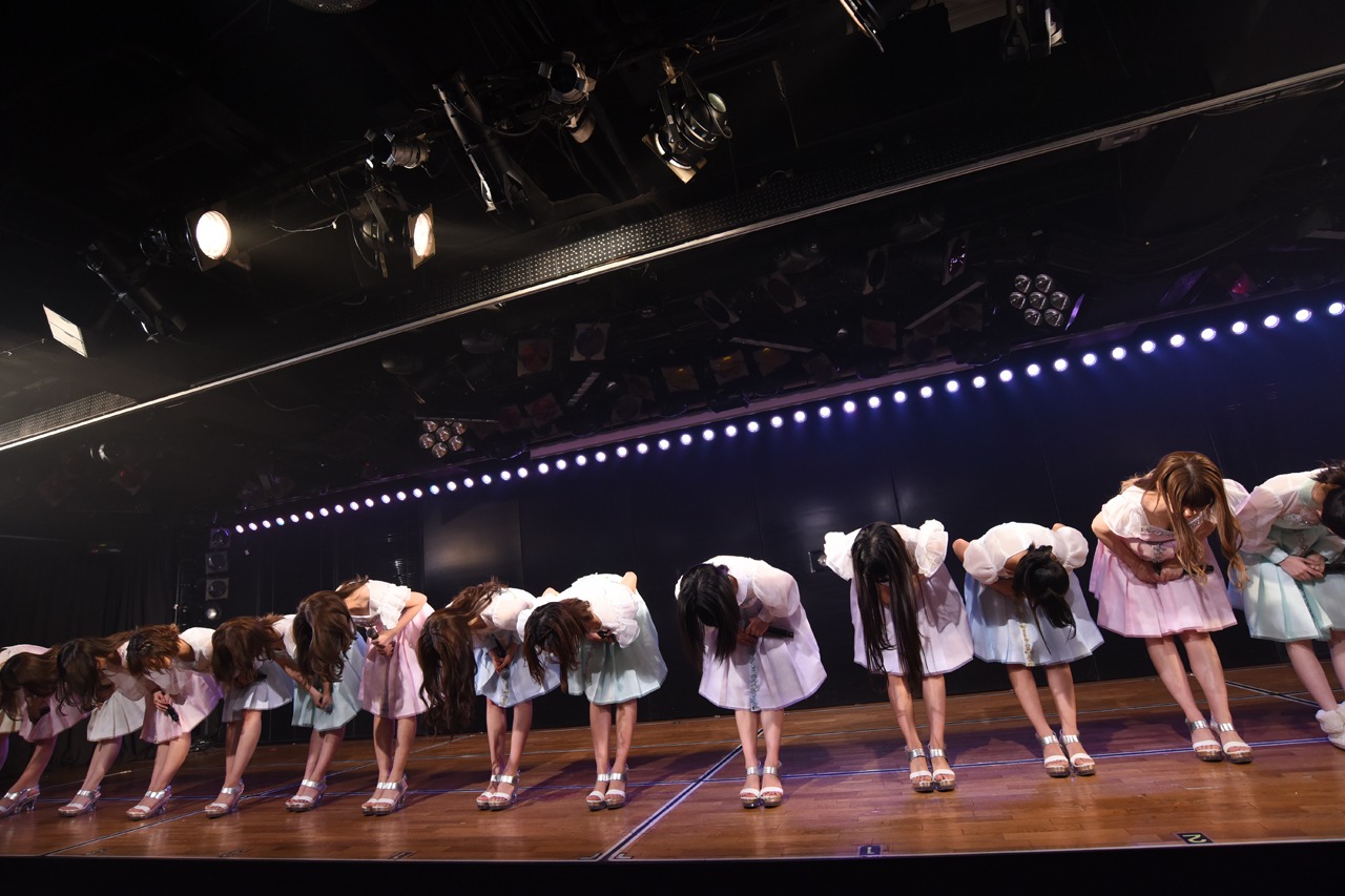 AKB48チームA「M.T.に捧ぐ」公開ゲネプロの様子。