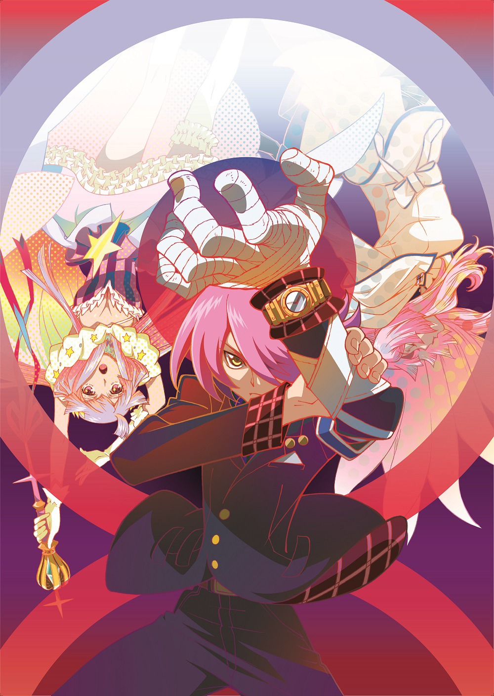 アニメ「コンクリート・レボルティオ ～超人幻想～」キービジュアル (c) BONES・會川 昇 / コンクリートレボルティオ製作委員会