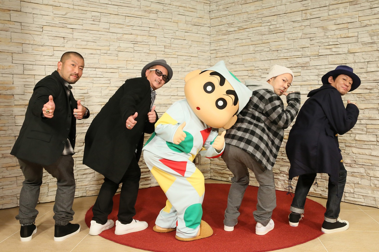 ケツメイシと野原しんのすけ。