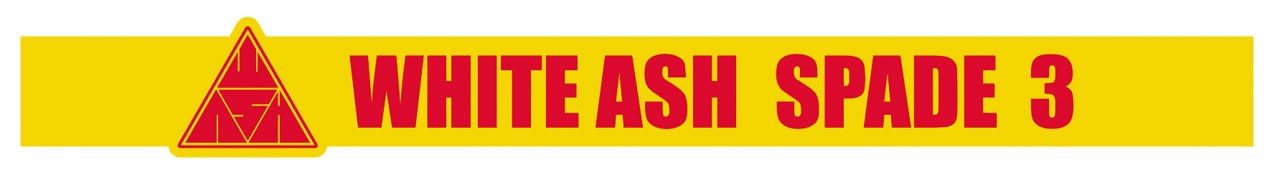 WHITE ASH「SPADE 3」のタワーレコード限定特典ラバーバンドのデザイン。