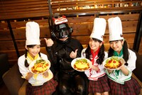 クッキング部 ミニパティとサカモト教授。