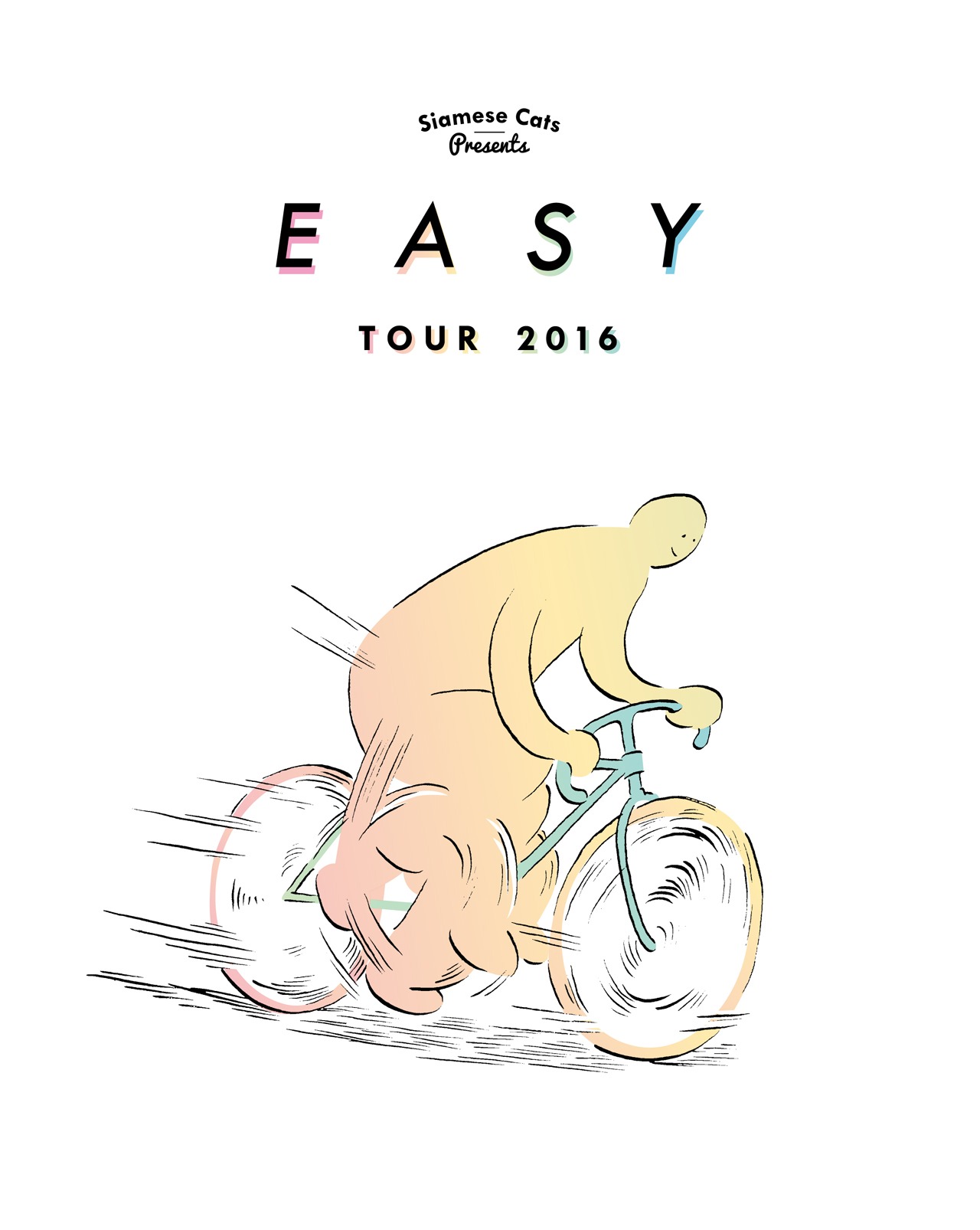 「シャムキャッツ presents『EASY TOUR』」キービジュアル