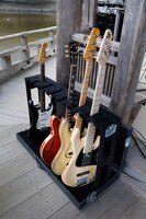 奈良・奈良公園浮見堂で行われた「SEED」劇中音楽レコーディングの様子。（Photo by LESLIE KEE）