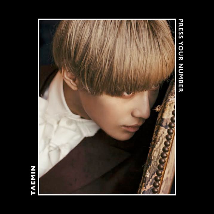 テミン (from SHINee)「Press Your Number (Japanese Version)」ジャケット