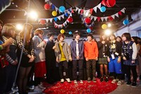 「KANA-BOONのニューアルバムを祝う会」収録時の様子。（写真提供：スペースシャワーTV）