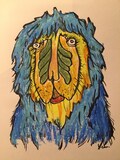 たむらぱんが描いた「猿」。