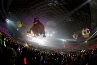 人気画像3位は「ももクロドームツアー名古屋で開幕、有安の初ソロライブ発表も」より、「MOMOIRO CLOVER Z DOME TREK 2016“AMARANTHUS / 白金の夜明け”」2月20日の名古屋ドーム公演の様子。（Photo by HAJIME KAMIIISAKA）