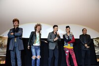 「劇場版SA サンキューコムレイズ」舞台挨拶の様子。