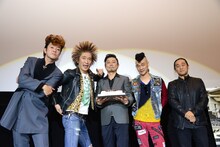 「劇場版SA サンキューコムレイズ」舞台挨拶の様子。