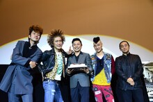 「劇場版SA サンキューコムレイズ」舞台挨拶の様子。