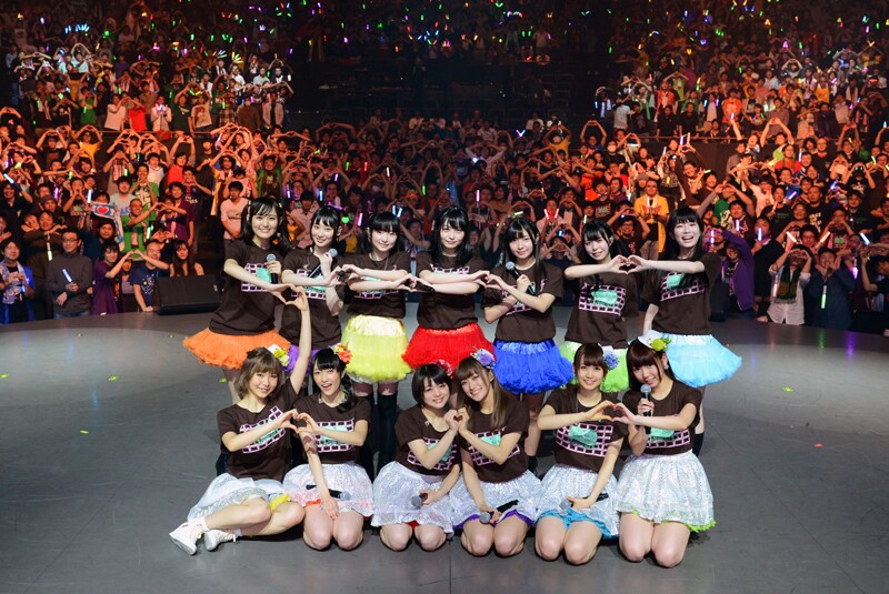 「i☆Ris＆Wake Up, Girls! バレンタインLIVE!!」の様子。（写真提供：avex pictures）