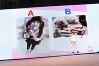 齋藤綺咲による日本クイズの様子。