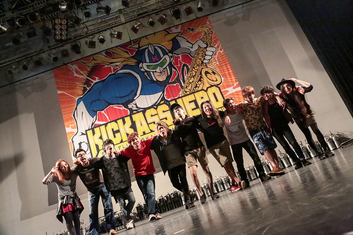 FEELFLIPとSKALL HEADZ。（Photo by watanabe  'kool' syo）