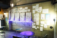 場内で展開されていた「れ子展」の様子。（撮影：小坂茂雄）