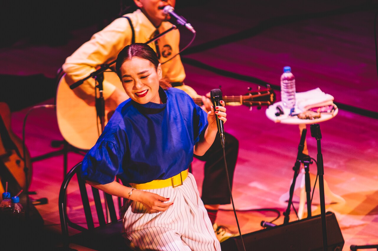 PUSHIM、高貴なホールアコースティックライブでも「Pull up!!」