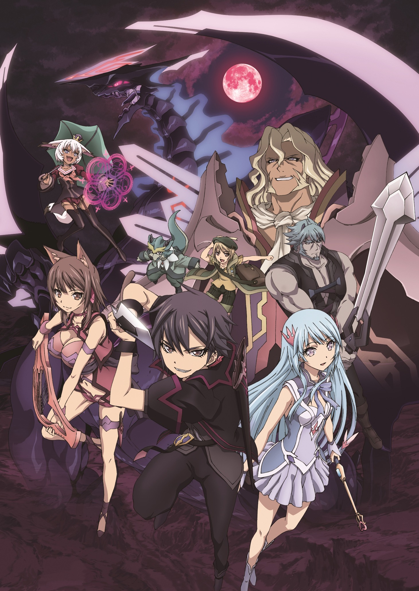 テレビアニメ「聖戦ケルベロス」キービジュアル (c) 2016 GREE, Inc.  / iQIYI.GREE.MEDIALINK.TV TOKYO