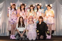 後列左から松田美里、三品瑠香、廣川奈々聖、小玉梨々華、坂元葉月。前列左から鈴木まなか、木村優、高田あゆみ。（写真提供：iDOL Street）