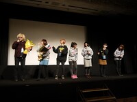 映画「リリカルスクールの未知との遭遇」舞台挨拶の様子。（写真提供：キングレコード）