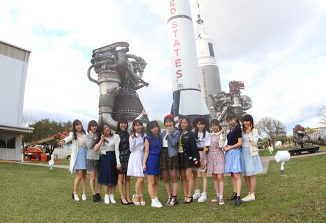 ヒューストン観光を楽しむモーニング娘。'16。（写真提供：アップフロント）