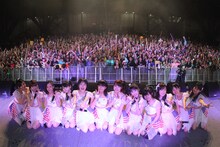 モーニング娘。'16「ANIME MATSURI」ステージの様子。（写真提供：アップフロント）