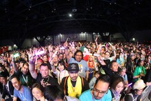 モーニング娘。'16「ANIME MATSURI」客席の様子。（写真提供：アップフロント）