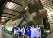 ヒューストン観光を楽しむモーニング娘。'16。（写真提供：アップフロント）