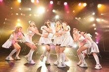 PASSPO☆によるフライトの様子。