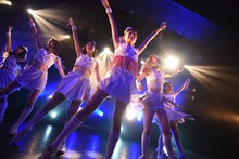 PASSPO☆によるフライトの様子。