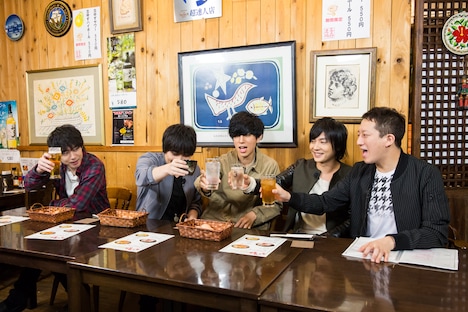 スペースシャワーTV「V.I.P. - flumpool -」収録中の様子。