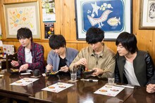 スペースシャワーTV「V.I.P. - flumpool -」収録中の様子。