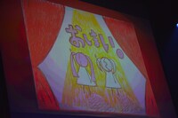 ダブルアンコールで上映された紙芝居。