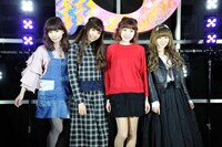 左からあいにゃん、ひなんちゅ、すぅ、ゆかるん。