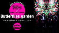 「AmebaFRESH! FM802公開収録 BUMP OF CHICKEN 『Butterflies garden』～大きな猫のお庭で遊びましょう」告知画像