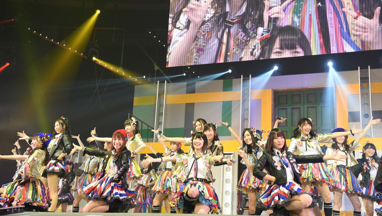 「みんな、泣くんじゃねえぞ。宮澤佐江卒業コンサート in 日本ガイシホール」１日目の公演の様子。(c)AKS