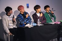 左からタカシ、カイ、リョウガ、タクヤ。