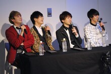 左からユーキ、ユースケ、コーイチ、タカシ。