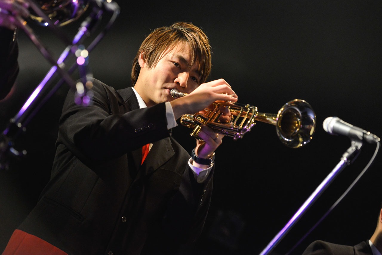 村上基（Tp）（撮影：高田梓）