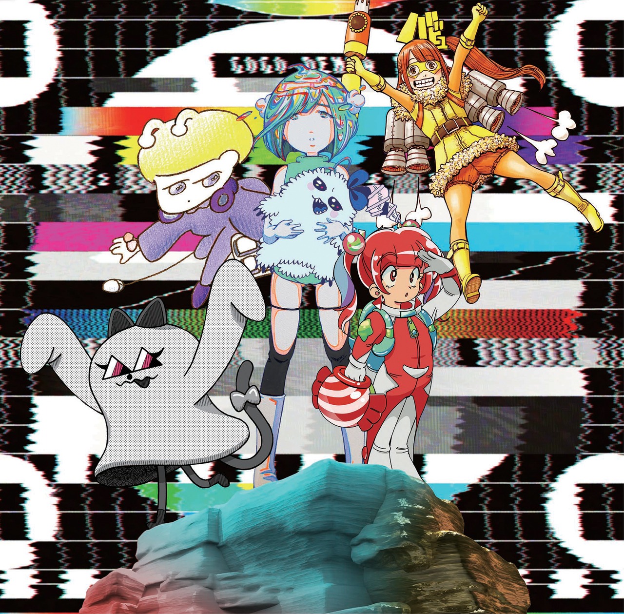 でんぱ組.inc「GOGO DEMPA」アナログ盤ジャケット