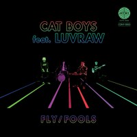 CAT BOYS feat. LUVRAW「Fly / FOOLS」ジャケット