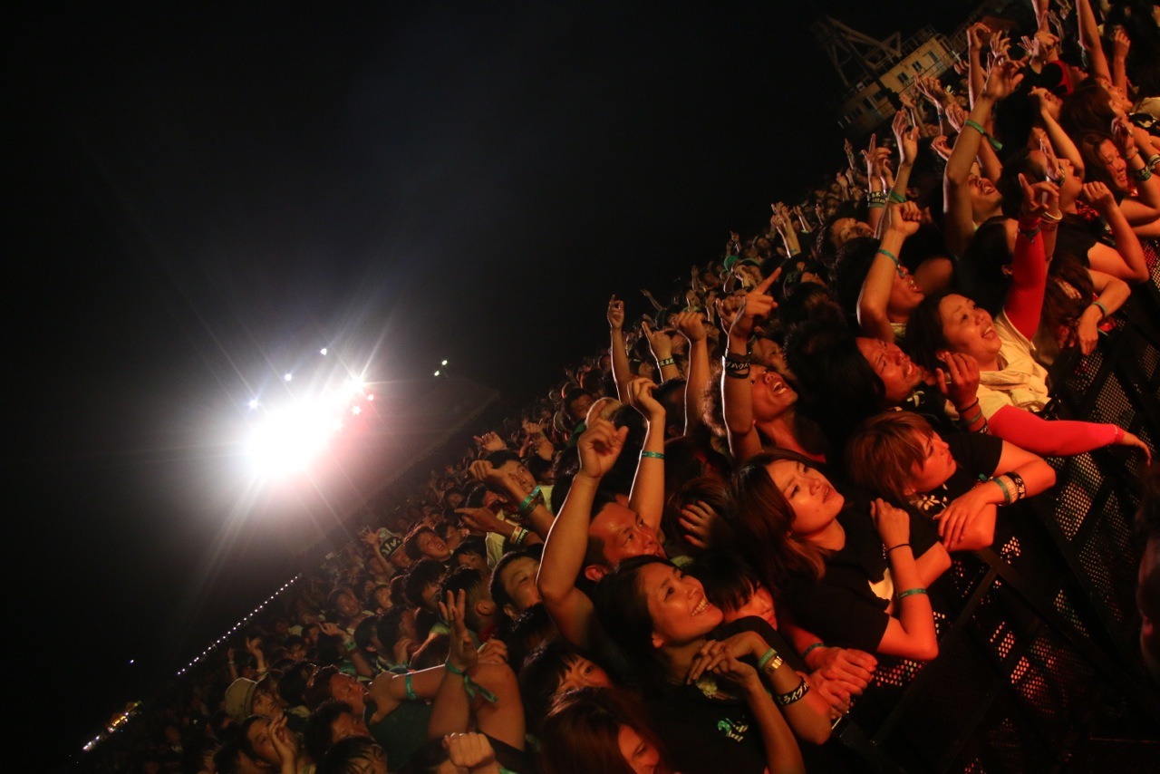 「OGA NAMAHAGE ROCK FESTIVAL」の様子。