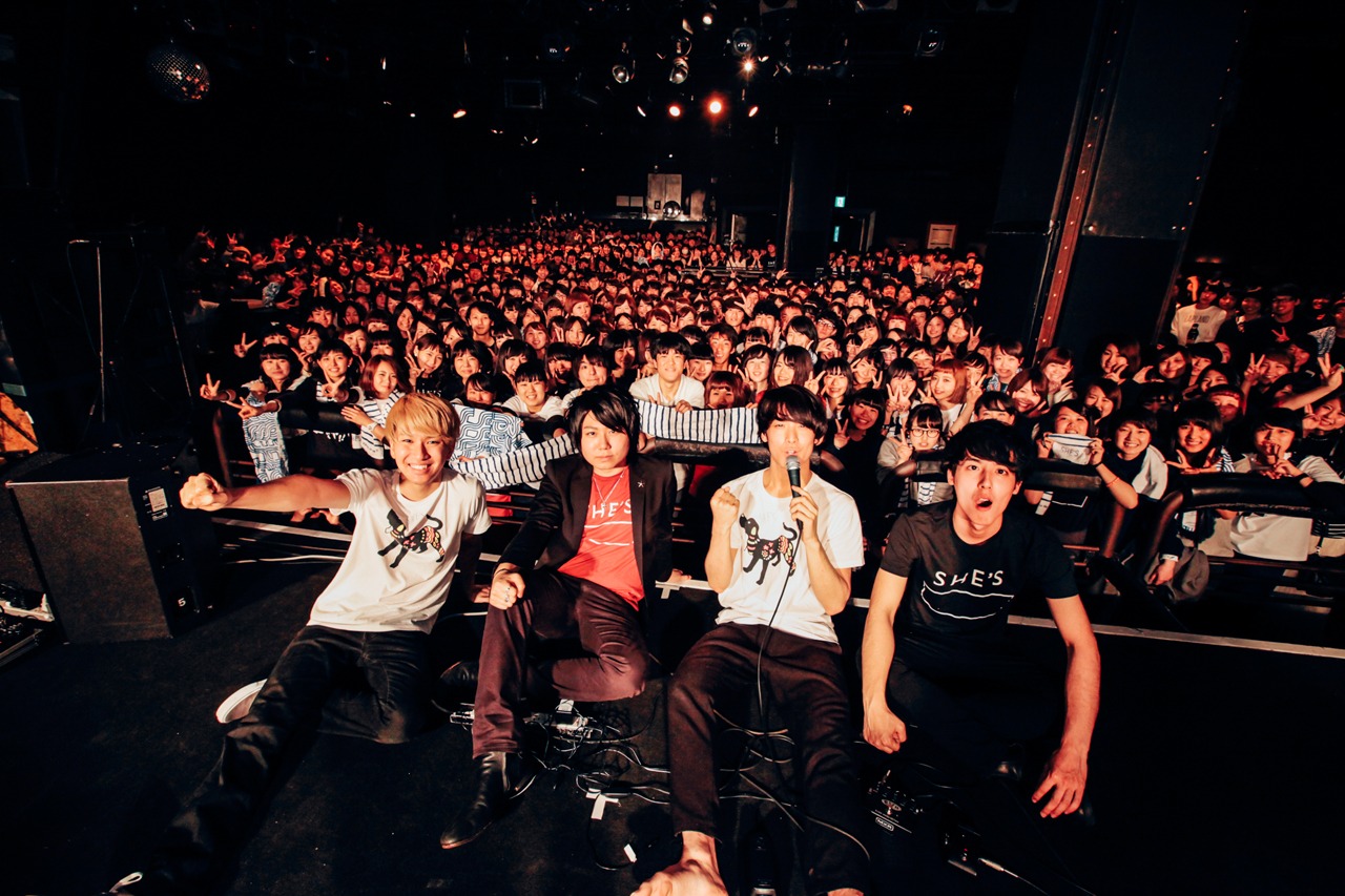 「She'll be fine -chapter.0」渋谷CLUB QUATTRO公演の様子。（撮影：西槇太一）