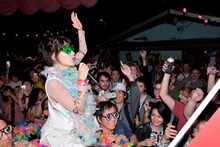 「SXSW 2016」での水曜日のカンパネラのライブの様子。（提供：ワーナーミュージック・ジャパン）