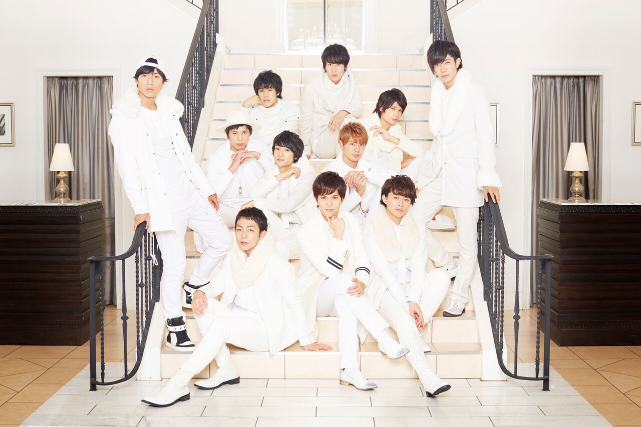 BOYS AND MEN。上段右から2人目が若菜太喜。