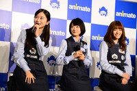 左から佐々木琴子、生駒里奈、松村沙友理。